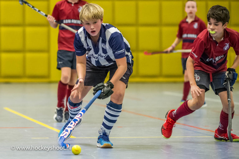 zaalhockey Play-offs in Topsportcentrum Rotterdam zaterdag 21 januari 2017