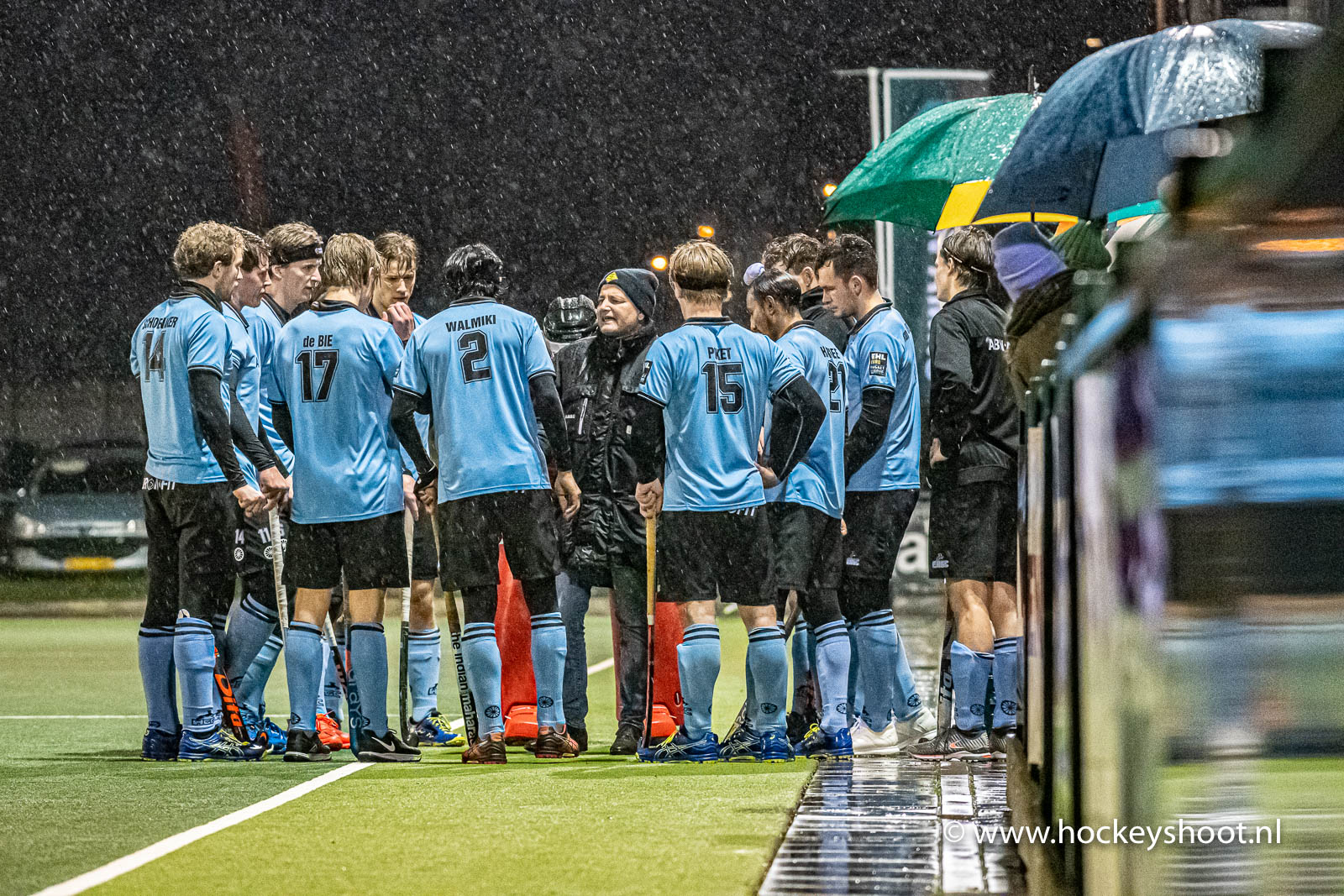 Hockey Goldcup kwartfinale 2020 Puntenregen voor HGC. (M) Paul van Ass (Trainer-coach HGC)