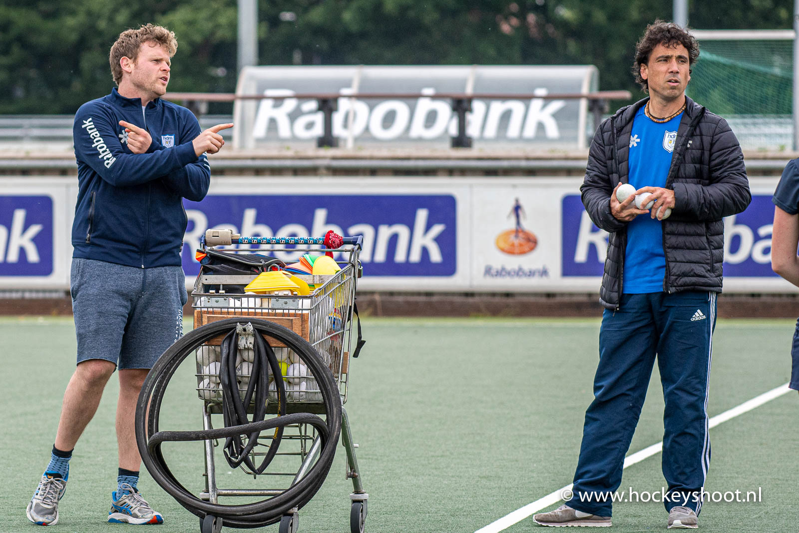 Trainers Ivar Knötschke en Lennard Poillot