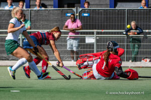 20-09-2020: Hockey: Dames Klein Zwitserland v Rotterdam: Den Haag Hockey Promotieklasse Dames 2020 (L-R)