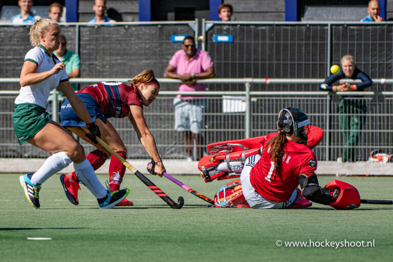 20-09-2020: Hockey: Dames Klein Zwitserland v Rotterdam: Den Haag Hockey Promotieklasse Dames 2020 (L-R)